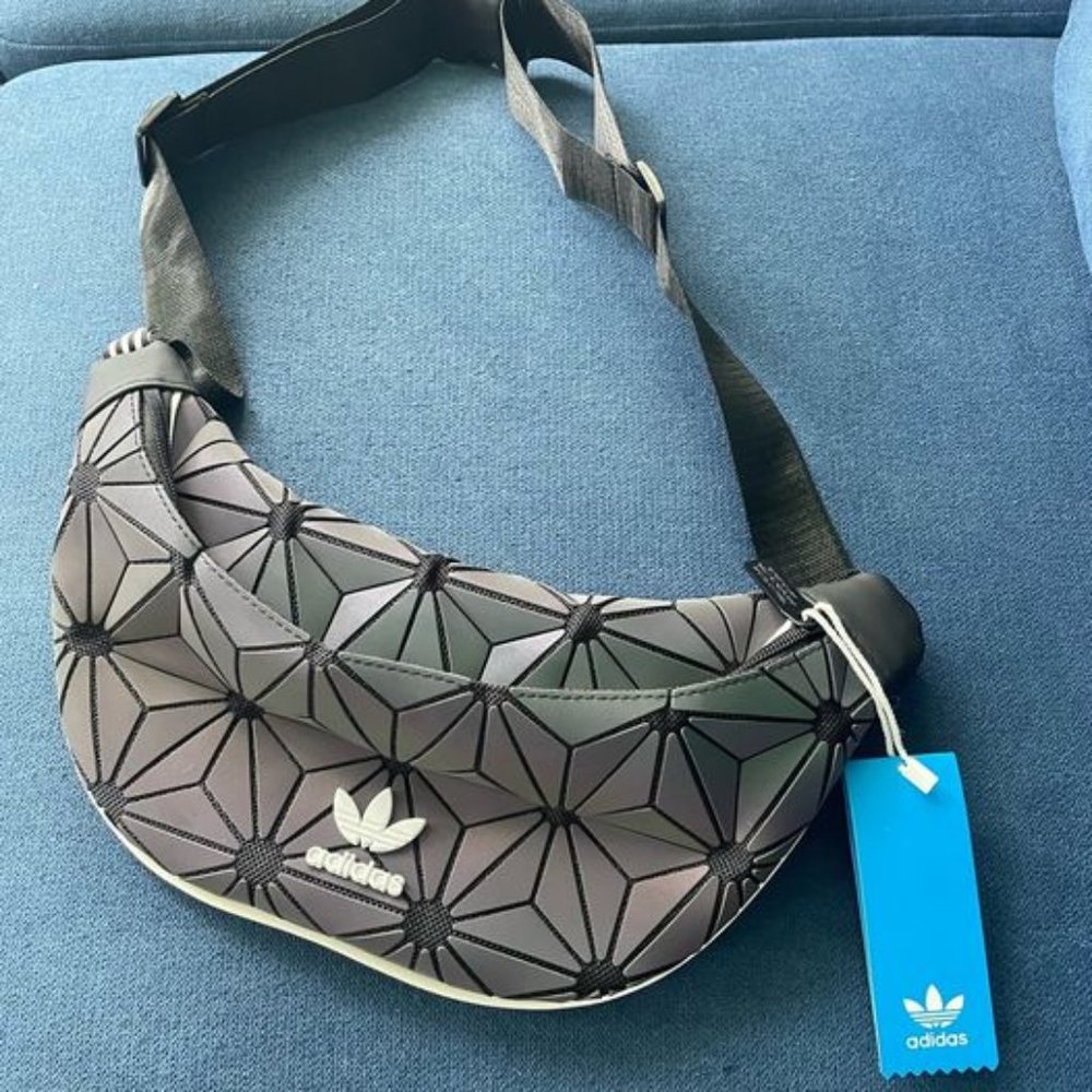 Adidas Holographic shoulder bag/fanny pack